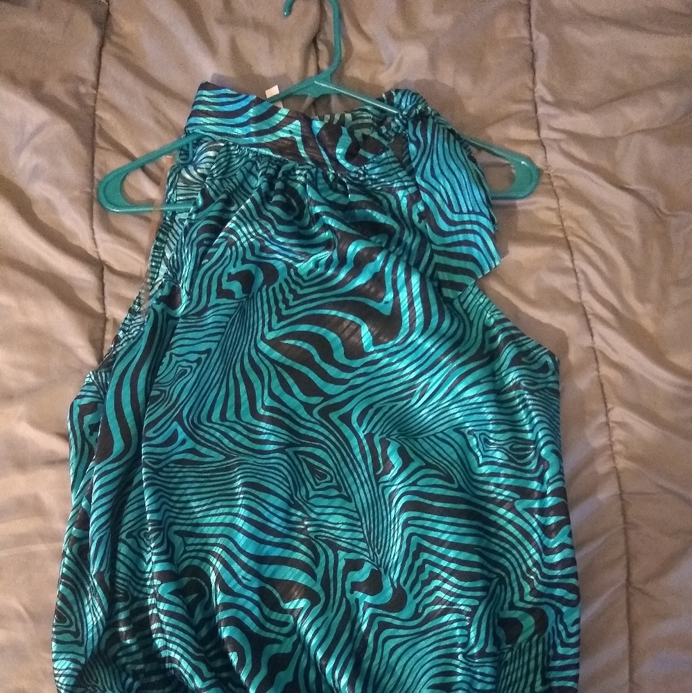 Zebra print blouse